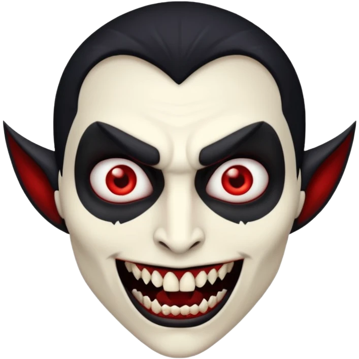 Black vampire emoji