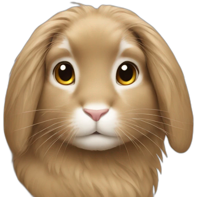 rabbit long hair emoji