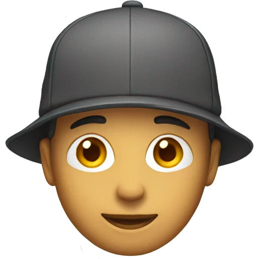 Homme avec casquette  emoji