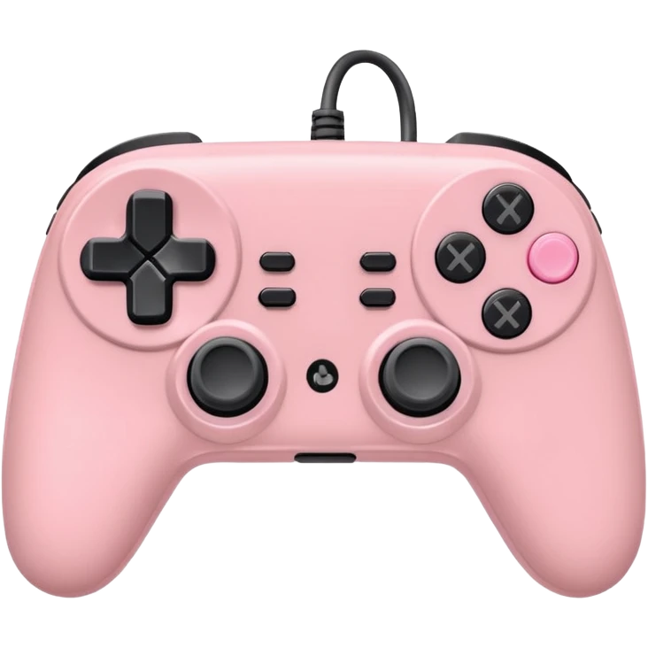 light pink aesthetic game controller emoji