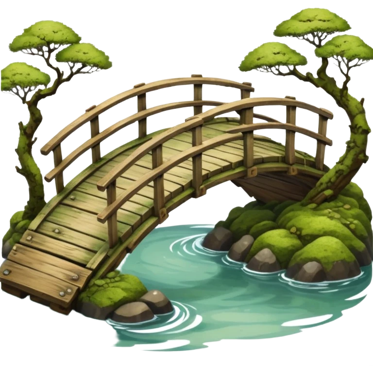 Japanese wooden bridge emoji
