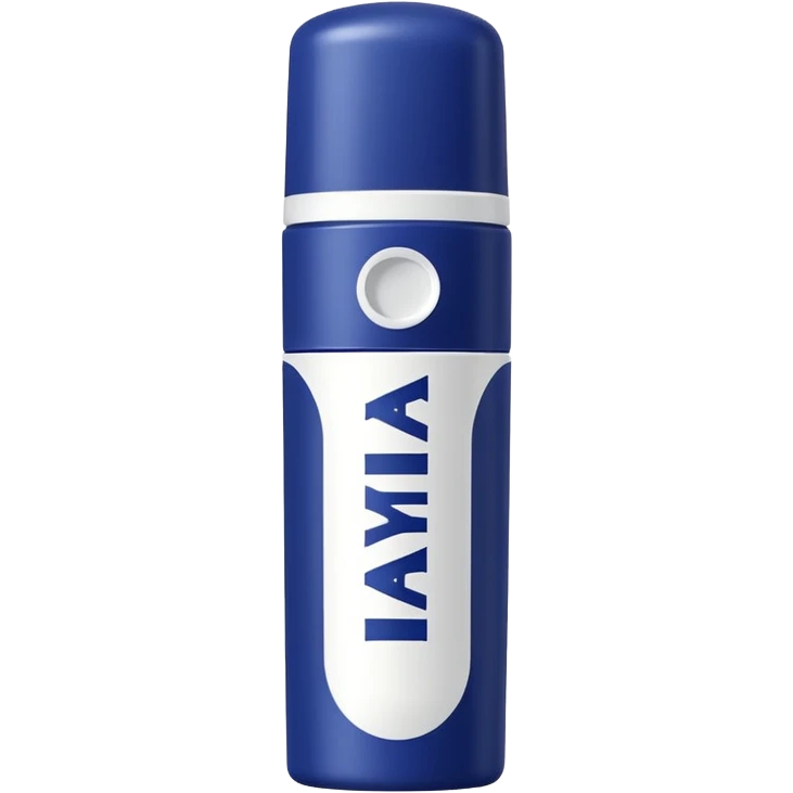 generate an ios genmoji of a NIVEA lip balm emoji