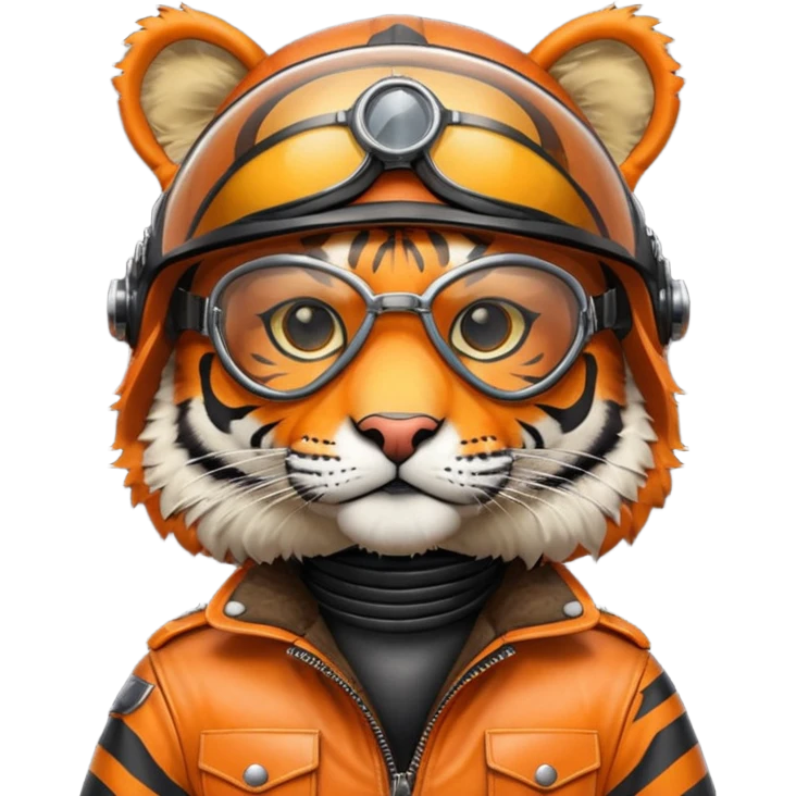 tiger pilot emoji