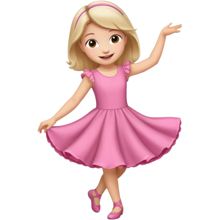 My granddaughter dances  emoji