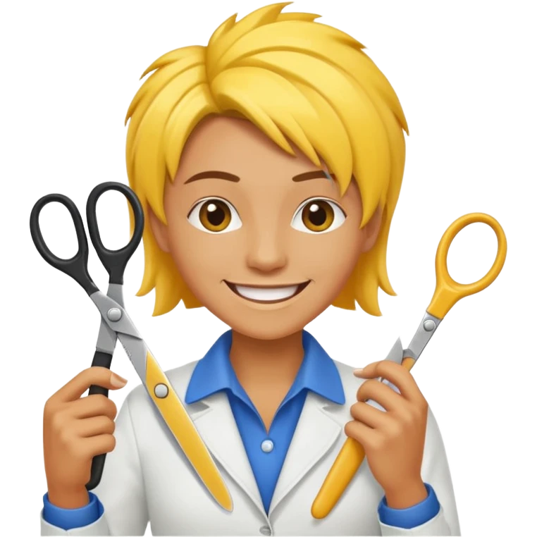 yellow mutant hairdresser emoji