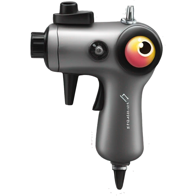 Semi-permanent eyebrow tattoo machine emoji