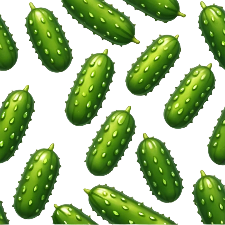 sparkling pickle emoji