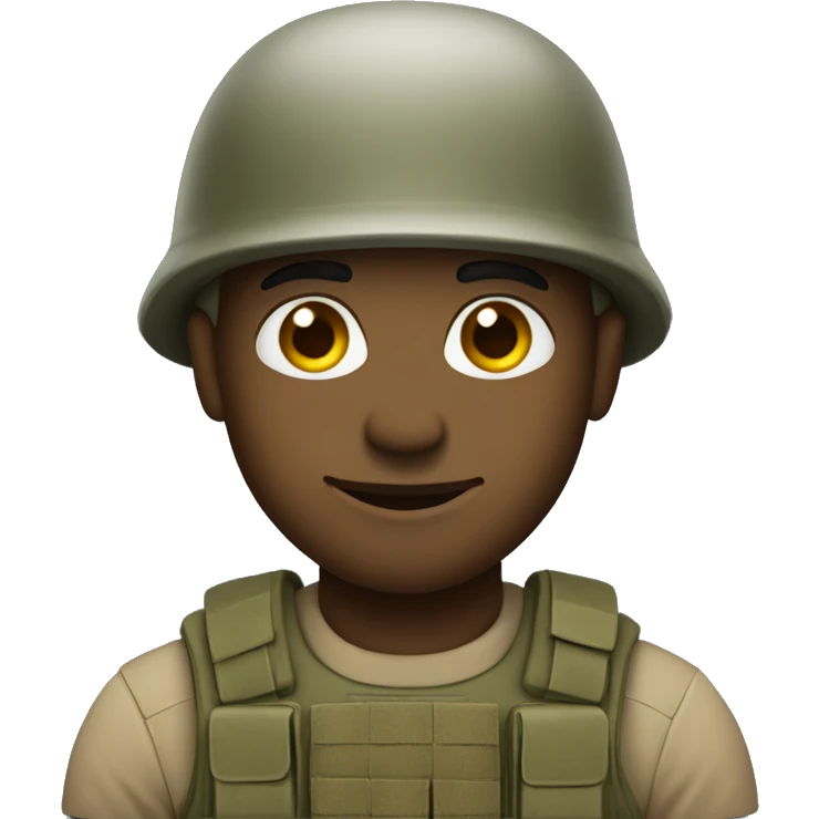 soldier with smirk  emoji