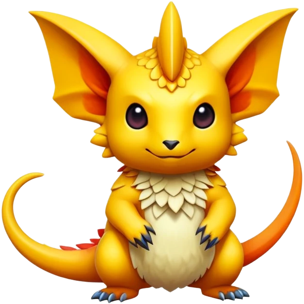 Exotic chibi Fakémon-creature emoji