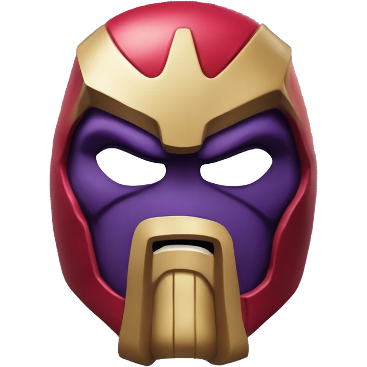 Thanos meme squid game mask red emoji
