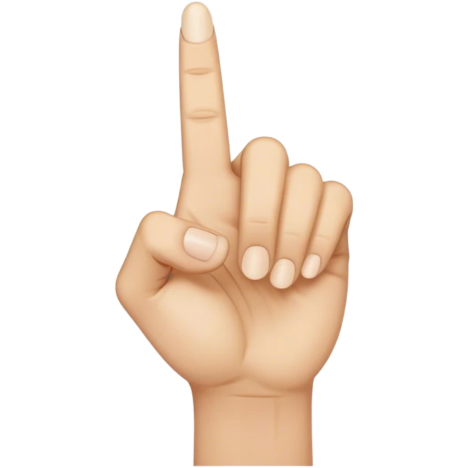 Middle finger emoji