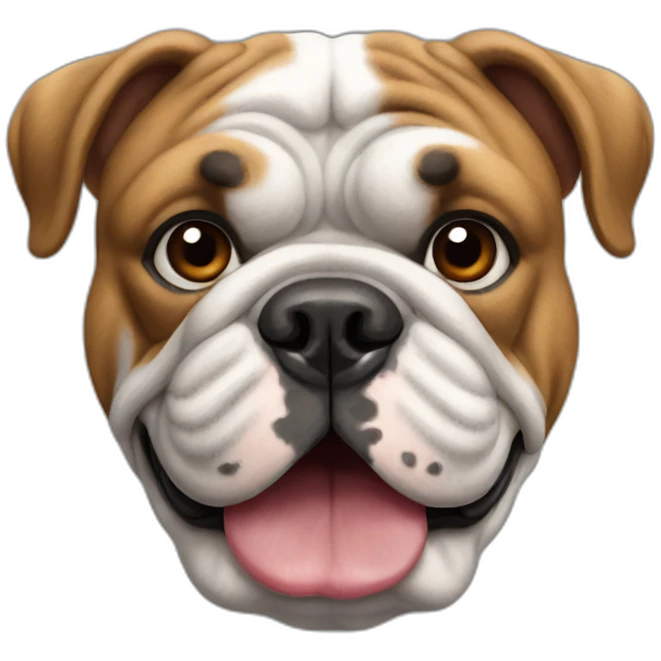 English bulldog emoji