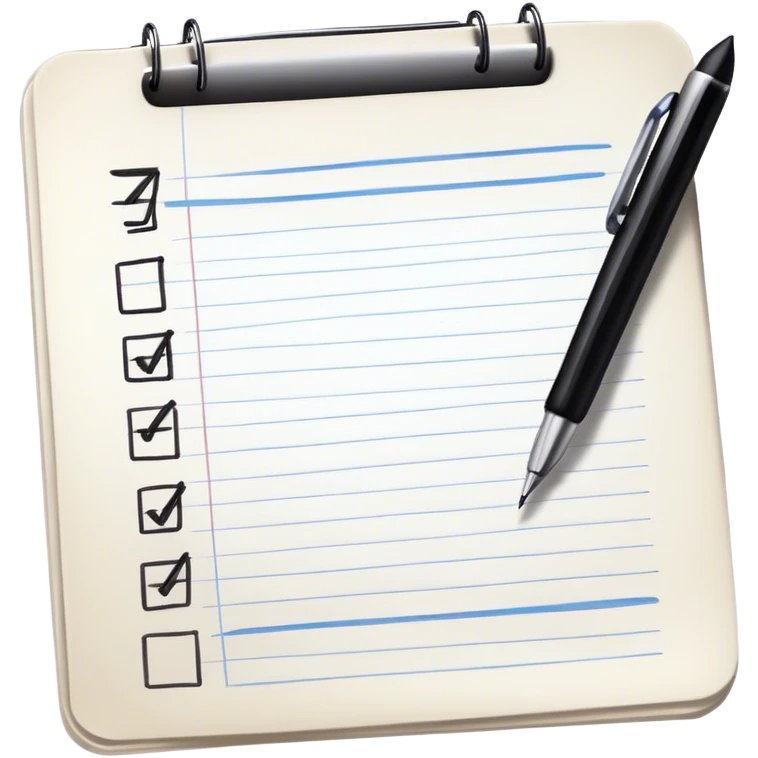Task list and lock emoji
