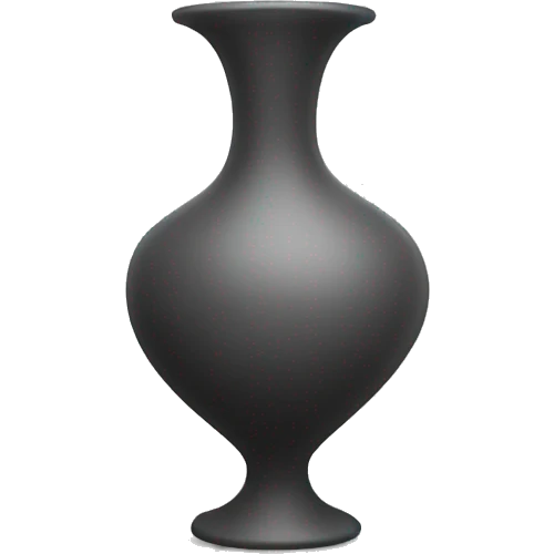 A vase modified to smoke out of  emoji