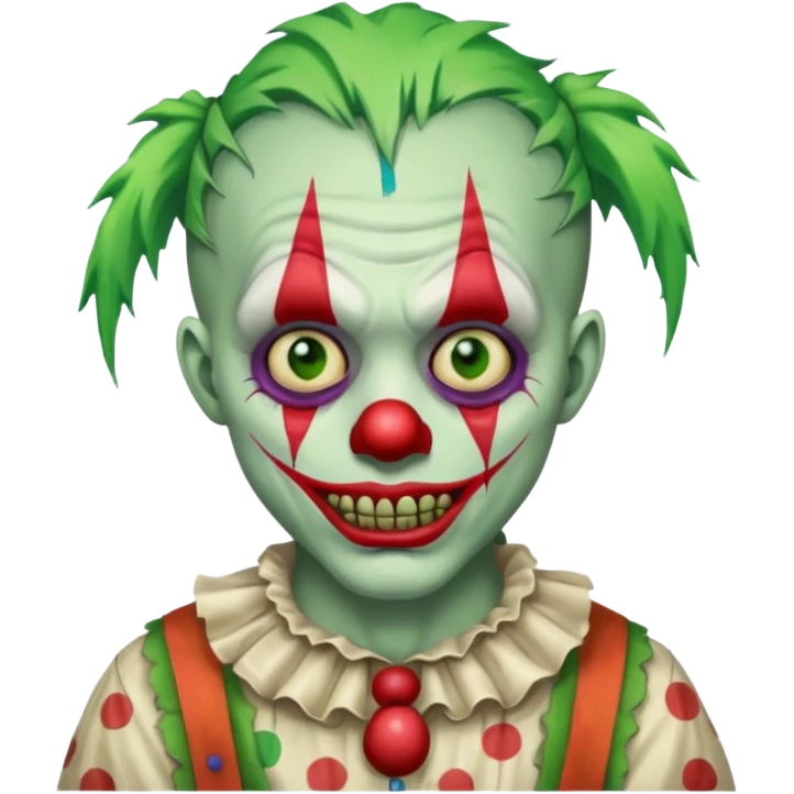 zombie clown emoji