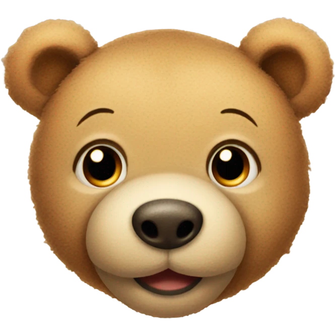 Teddy bear toy emoji
