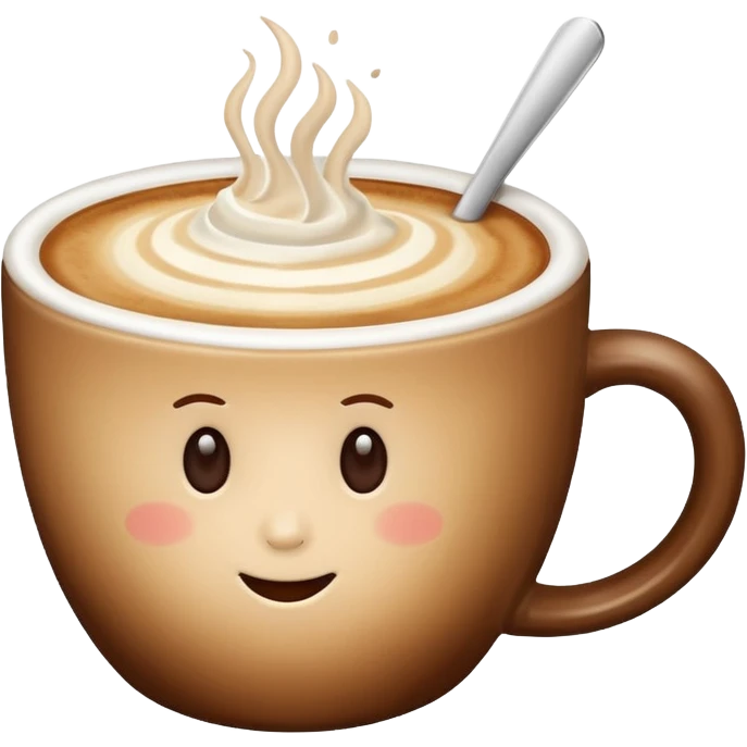 a cup of latte emoji