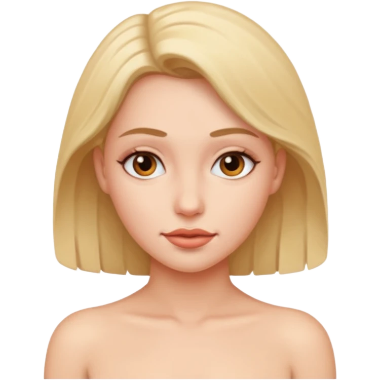 زن لخت emoji