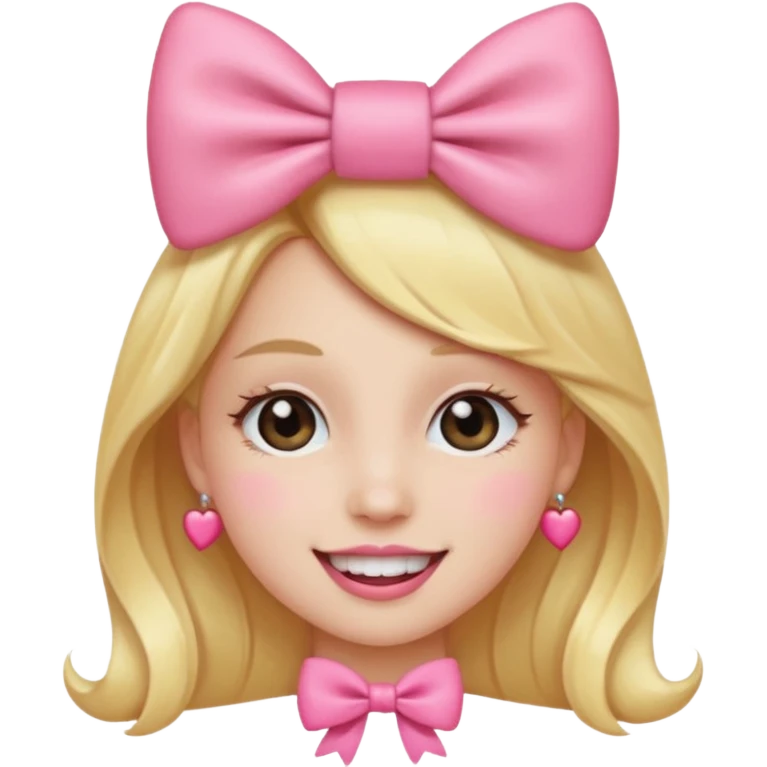 Can I have an emoji like this?😘 wearing a bow like this.🎀 emoji