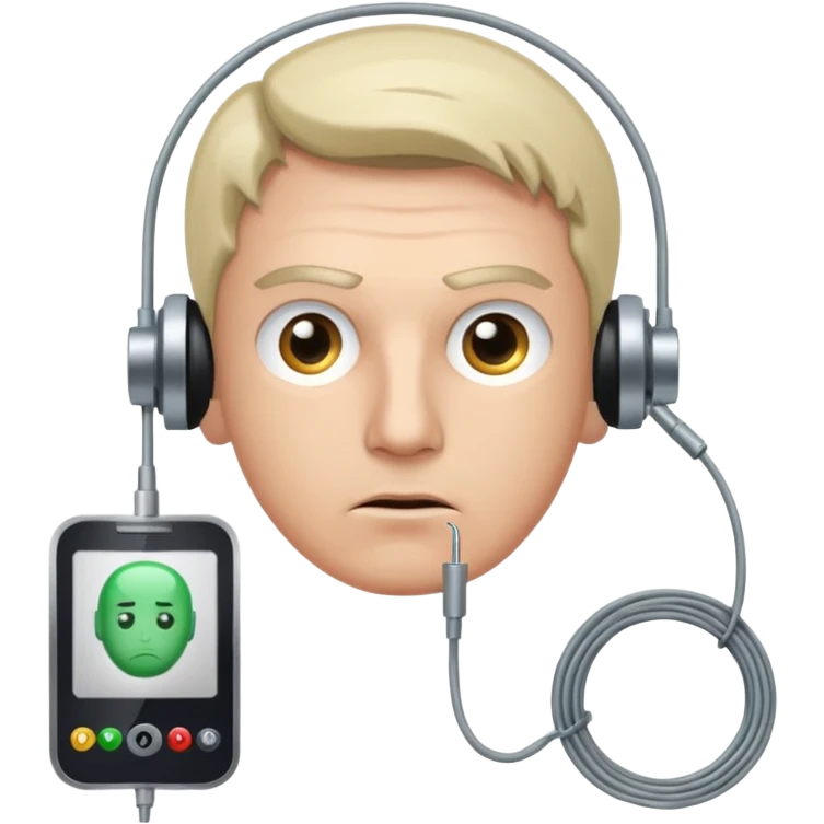 Neo getting knowledge downloaded to his mind by that wire and pin  emoji