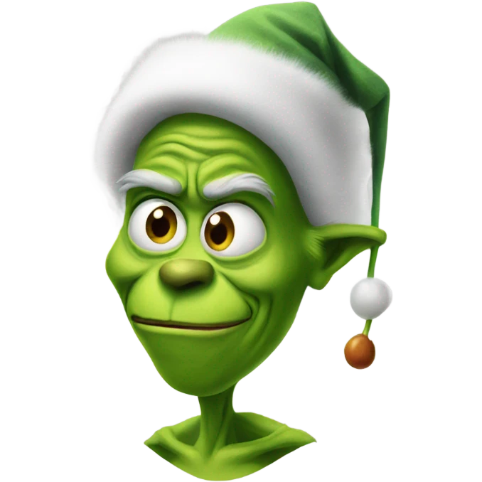 Knee surgery grinch  emoji