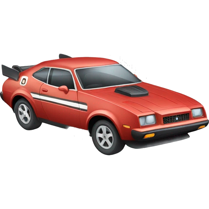 Coche deportivo volador emoji