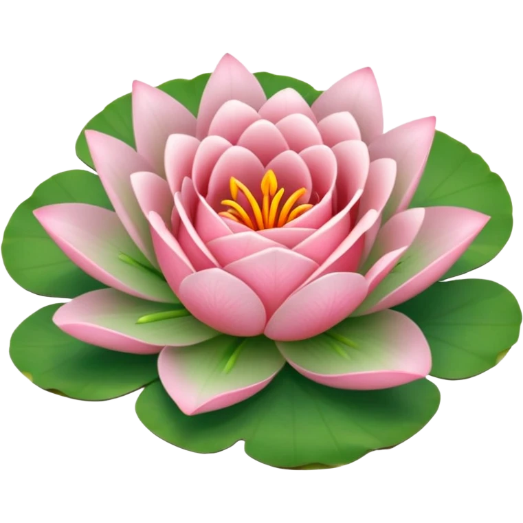 Rose plus Lily pad plus heart emoji