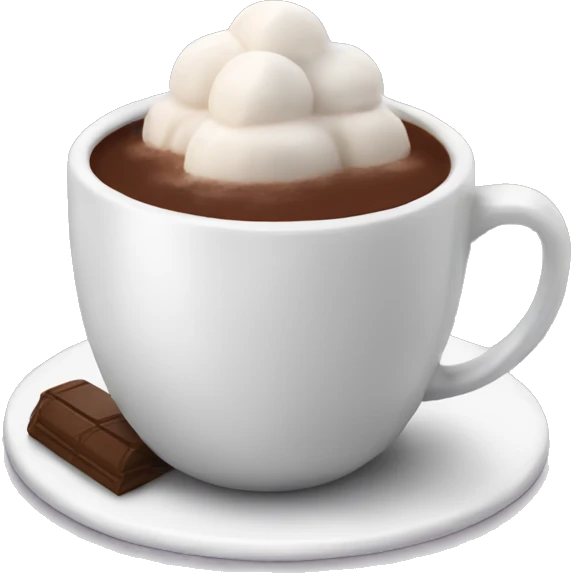 hot chocolate emoji