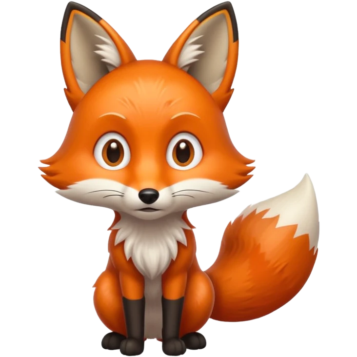 fox with big eyes emoji