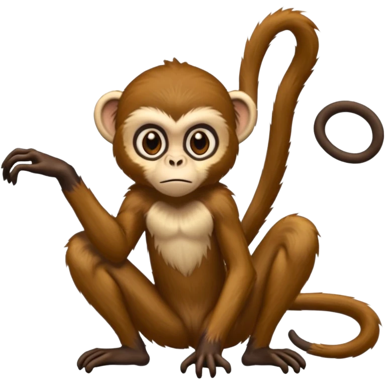 Spider monkey emoji