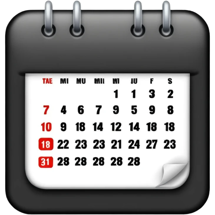 27 MAR, big calendar date emoji