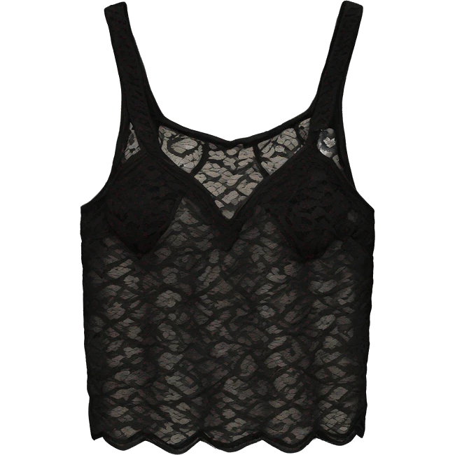 Black lace top emoji