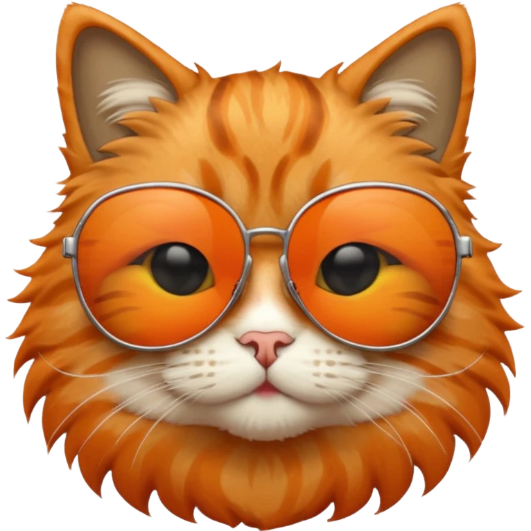 Cat wearing sunglasses emoji