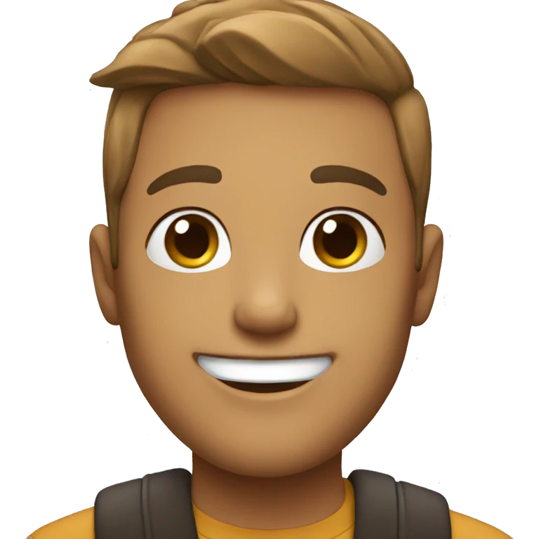 happy selfie with a twist emoji