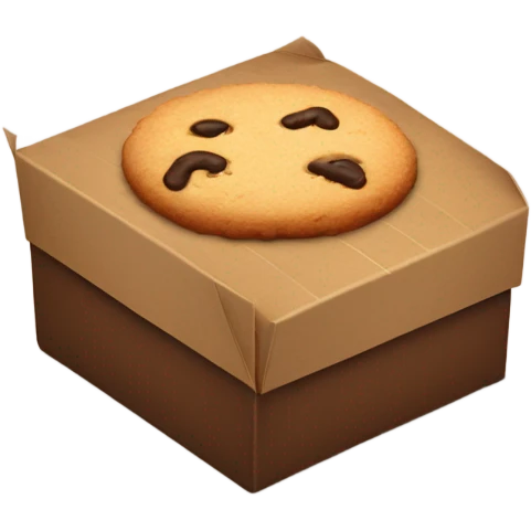 Crumbl cookie box emoji