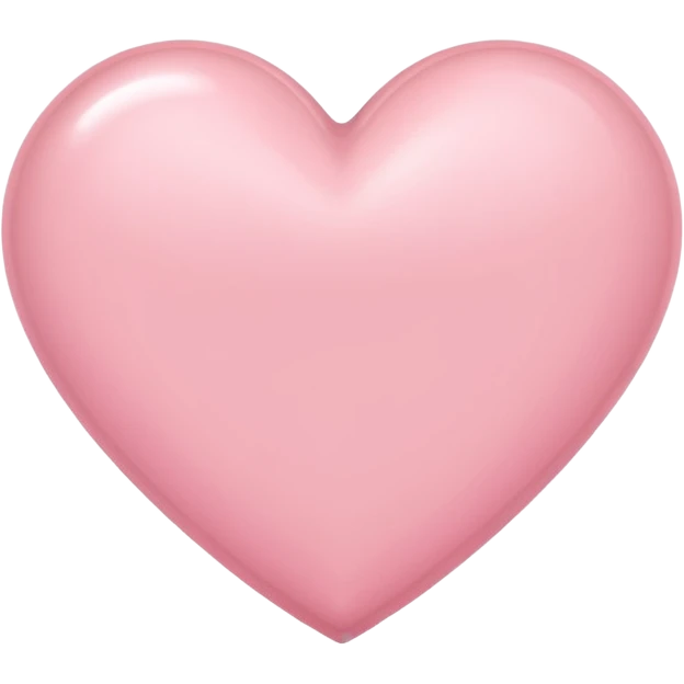light pink heart emoji
