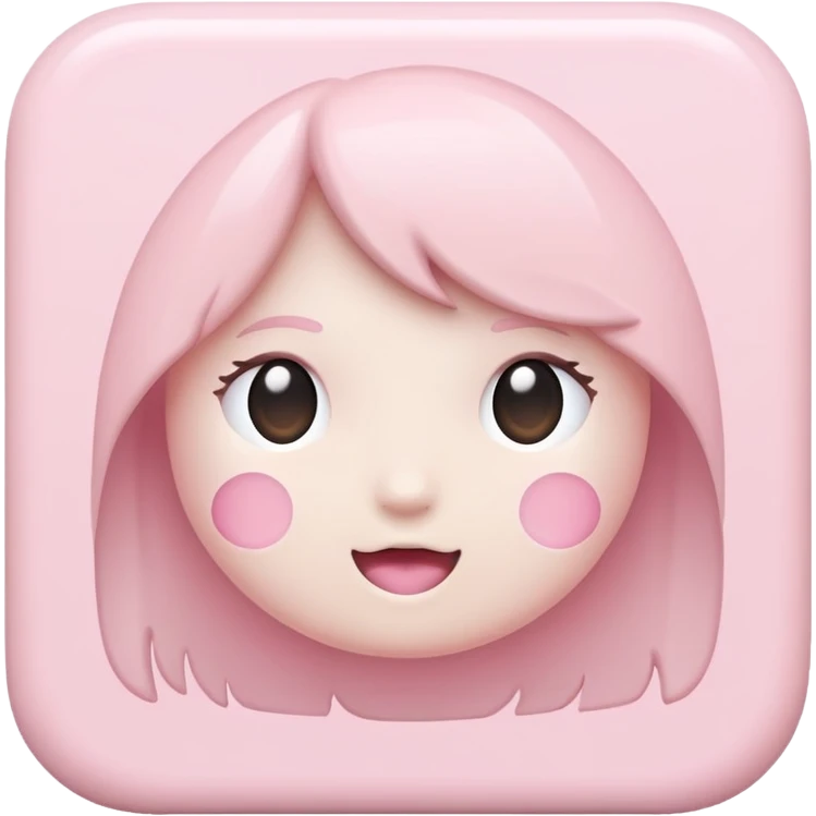Light pink photo emoji