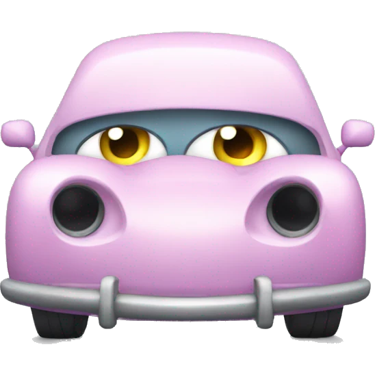 Carro con ojos emoji
