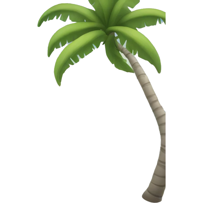 White sandy beach emoji