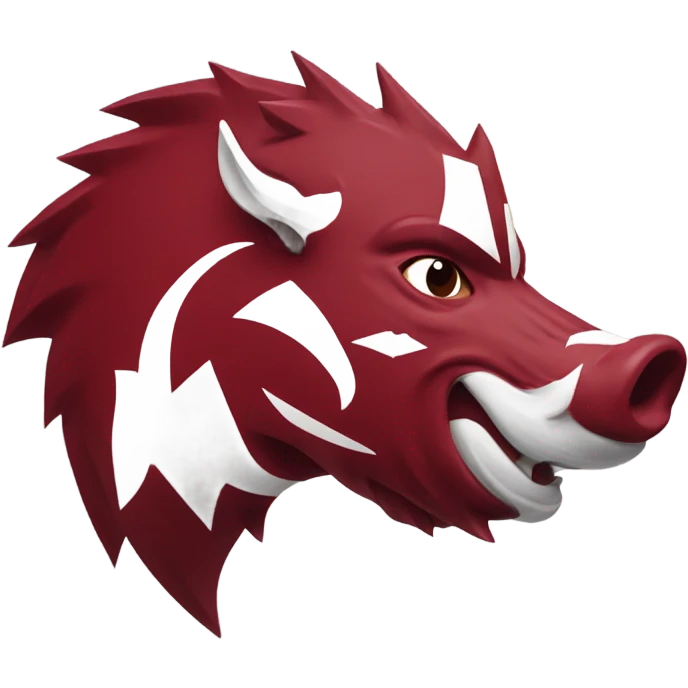 Arkansas Razorback logo emoji