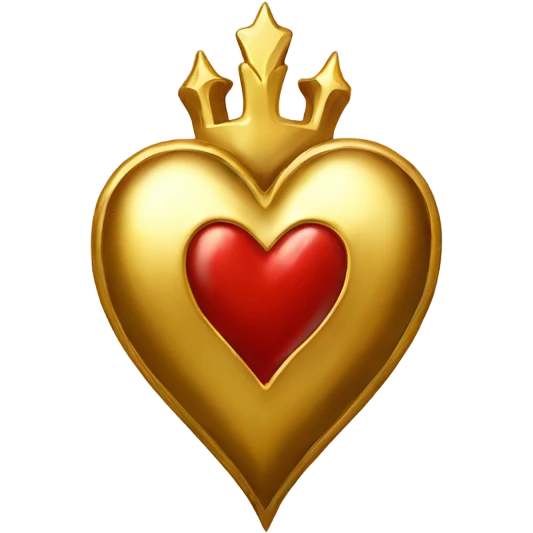 gold sacred heart magical wizarding emoji