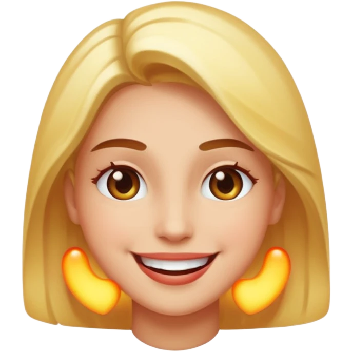 Happy and in love emoji