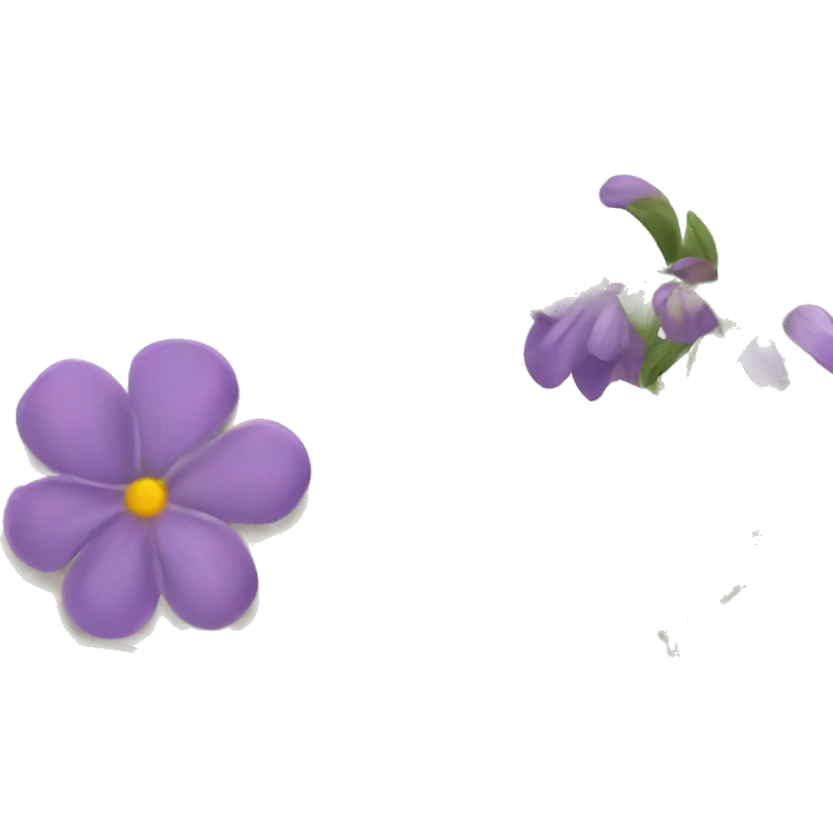 book with neutral flowers emoji