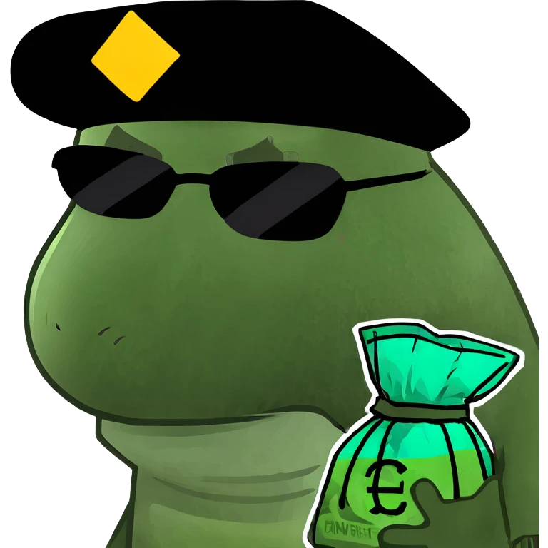 black man with money bag emoji