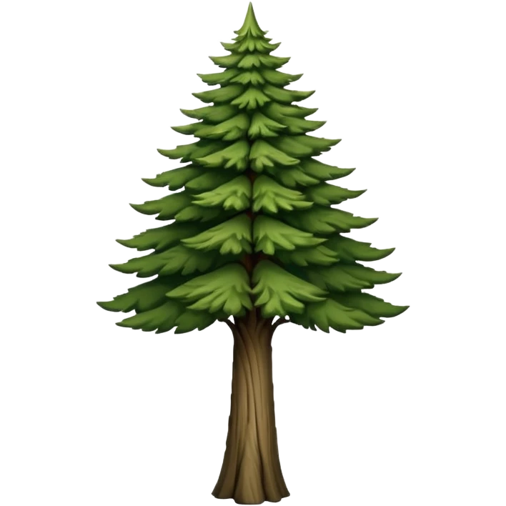 elegant royal cypress tree emoji