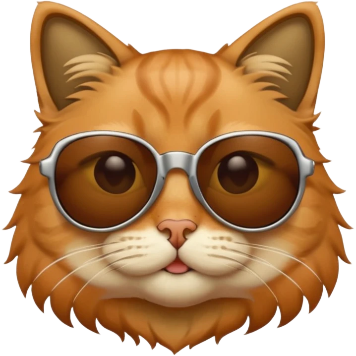 Cat wearing sunglasses emoji