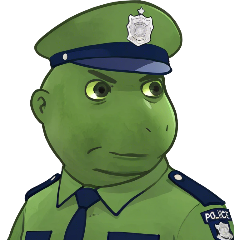Creepy york police  emoji