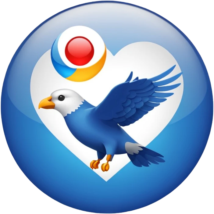 Create an image which says I love VATSIM emoji