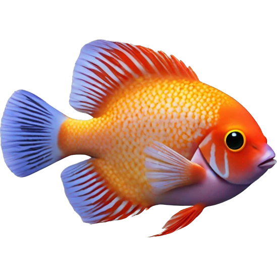 discus pigeon fish emoji