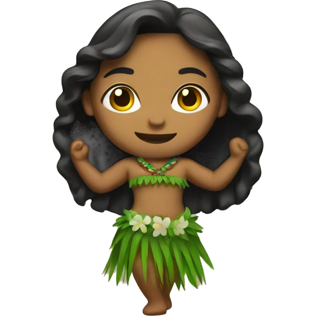 Hula dancer  emoji